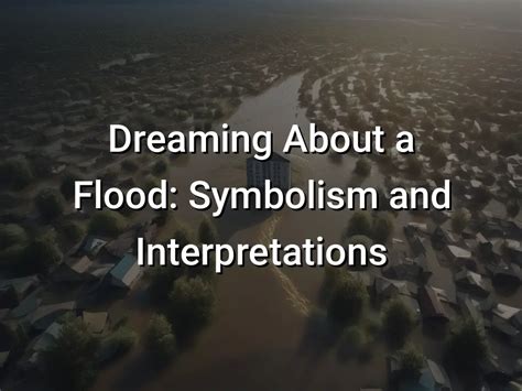 dreaming of flood meaning|Dreaming About a Flood: Symbolism and Interpretations.